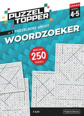 Puzzelboek groot woordzoekers 4-5 punten nr.1 Puzzeltopper