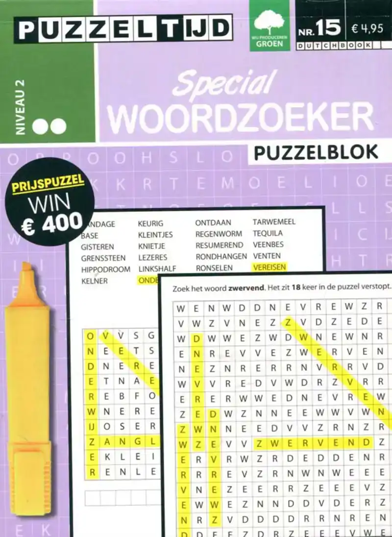 Puzzelblok Woordzoeker Special 2 punt nr15