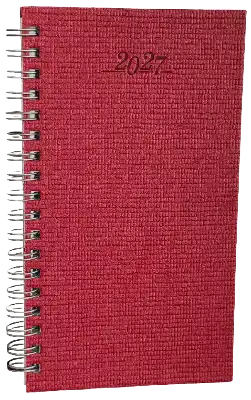 Zakagenda staand wire-o 2027 rood