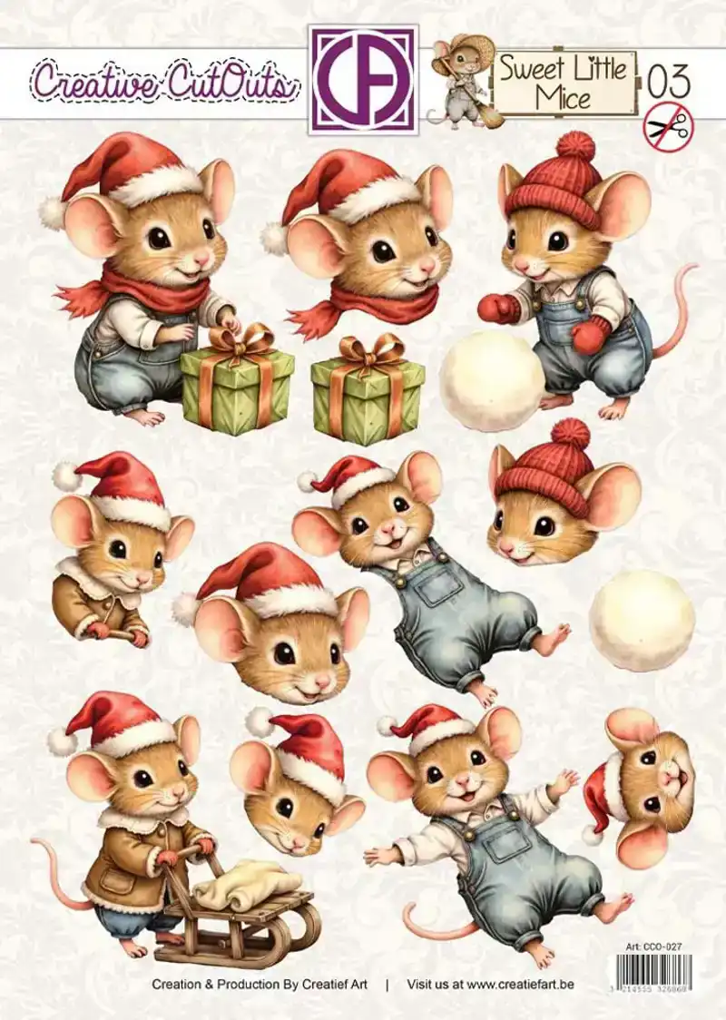 Sweet little mice christmas stansvel 03