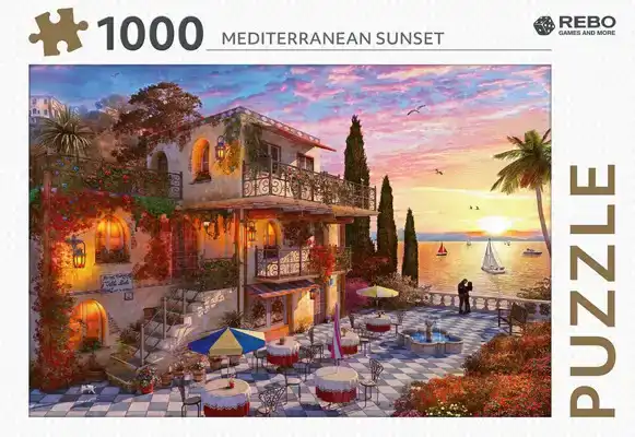 Legpuzzel Mediterranean Sunset 1000 stukjes