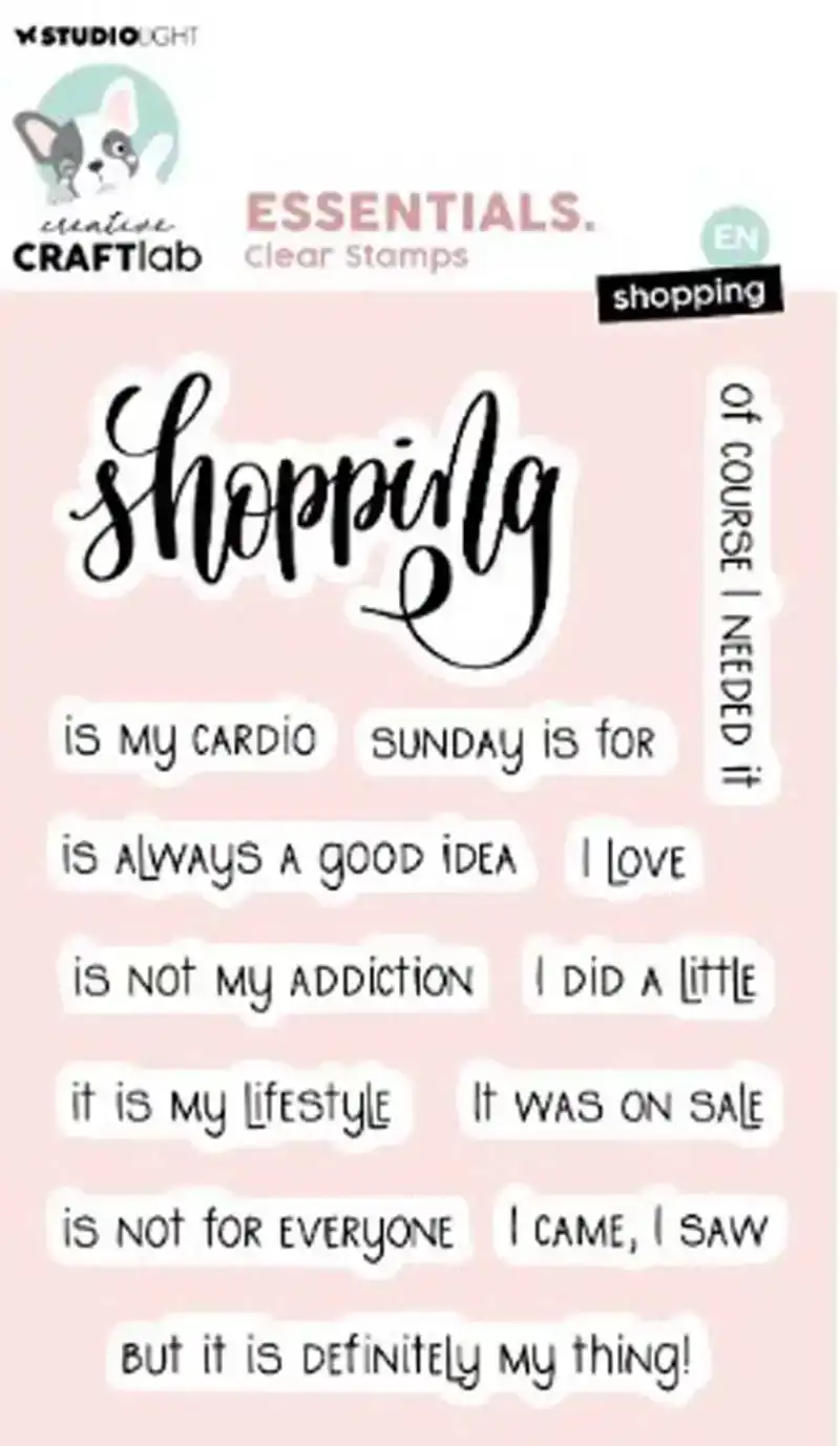 Creative Craftlab clear stamp shopping