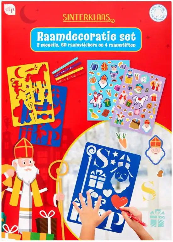 Sinterklaas raamdecoratieset