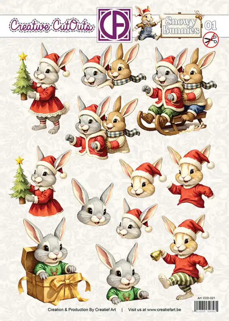 Snowy Bunnies Stansvel 01
