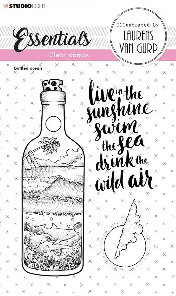 Clear Stamp Bottled Ocean Studio Light Nr.253