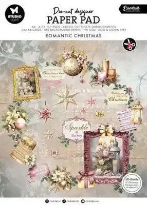 Studio light Die-Cut designer paperpad Romantic Christmas
