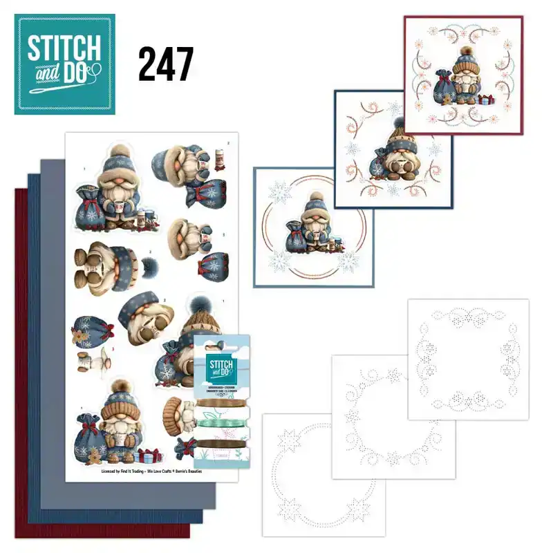 Stitch & Do 246 Berries beauties golden whisper