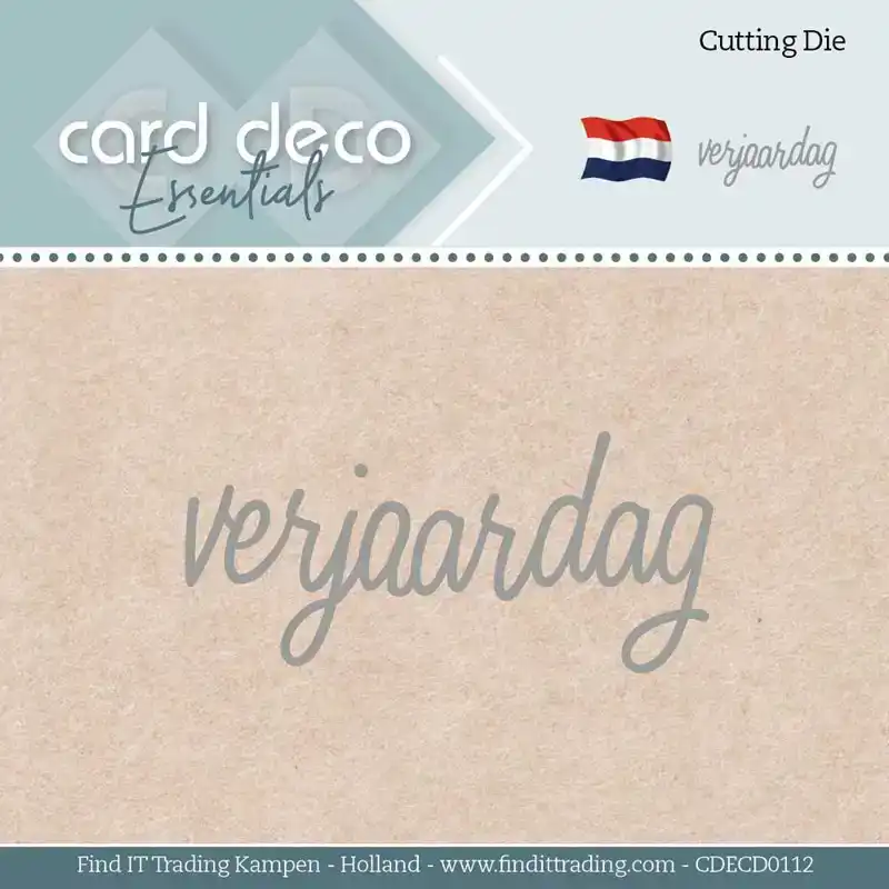 Verjaardag Mini Dies Card Deco