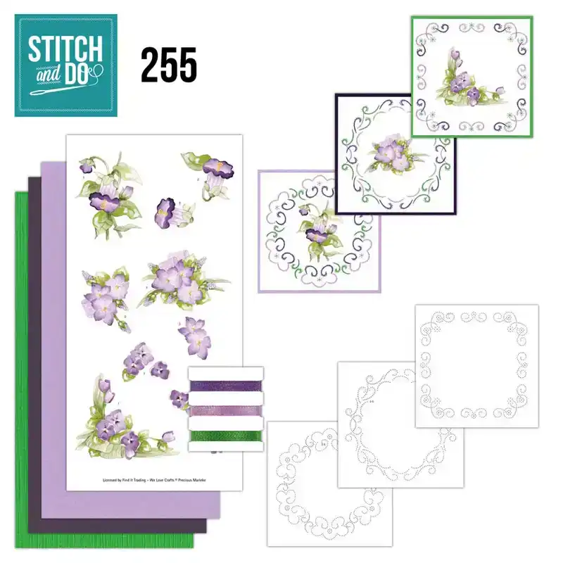 Stitch & Do 255 Precious Marieke Purple Blossom