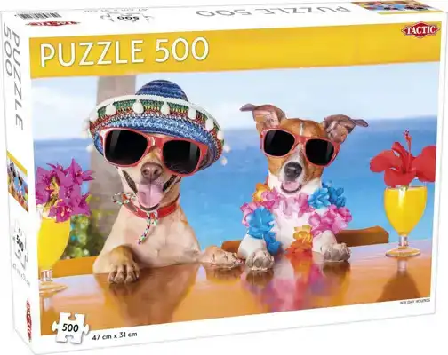 Legpuzzel Tactic Holiday Hounds 500 Stukjes