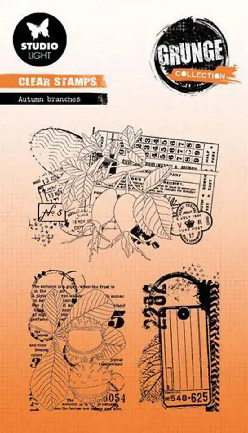 Grunge Collection clear stamp Autumn branches