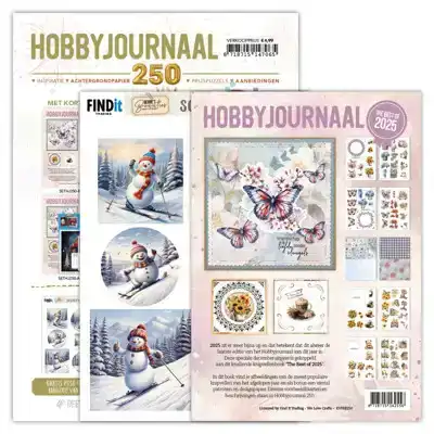 Hobbyjournaal 250 + knipvellen brochure + uitdrukvel