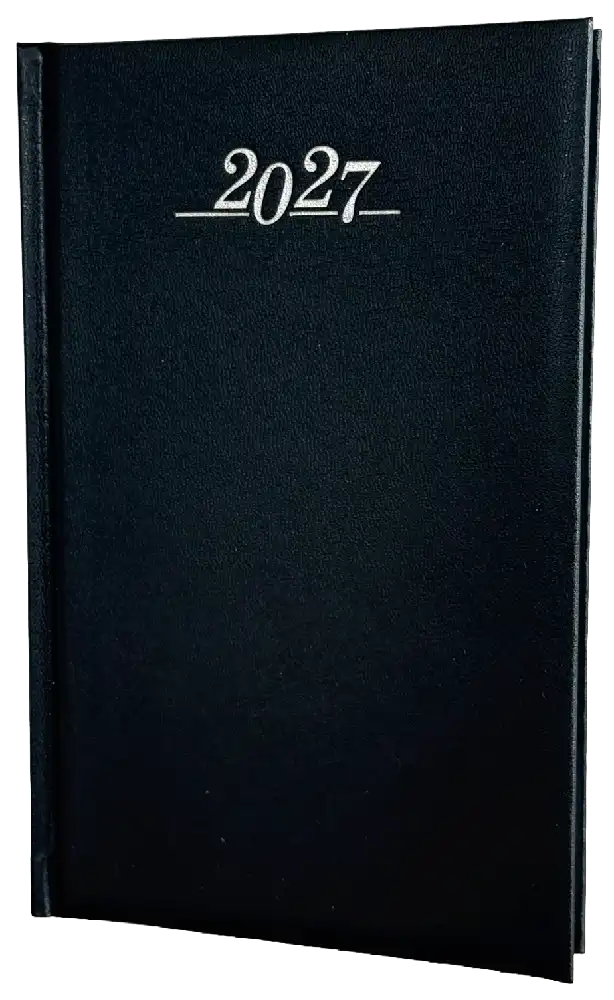 Dagagenda met tab 2027 zwart