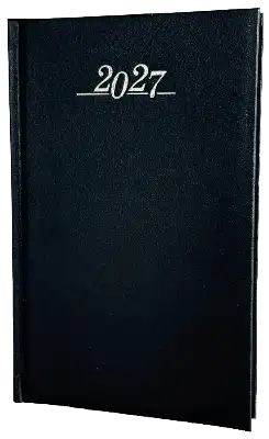 Dagagenda met tab 2027 zwart