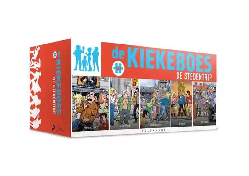Legpuzzel de Kiekeboes - De stedentrip
