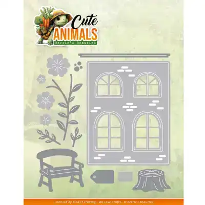 3D Pushout Sheet Berries Beauties Cute Animals Forest Friends