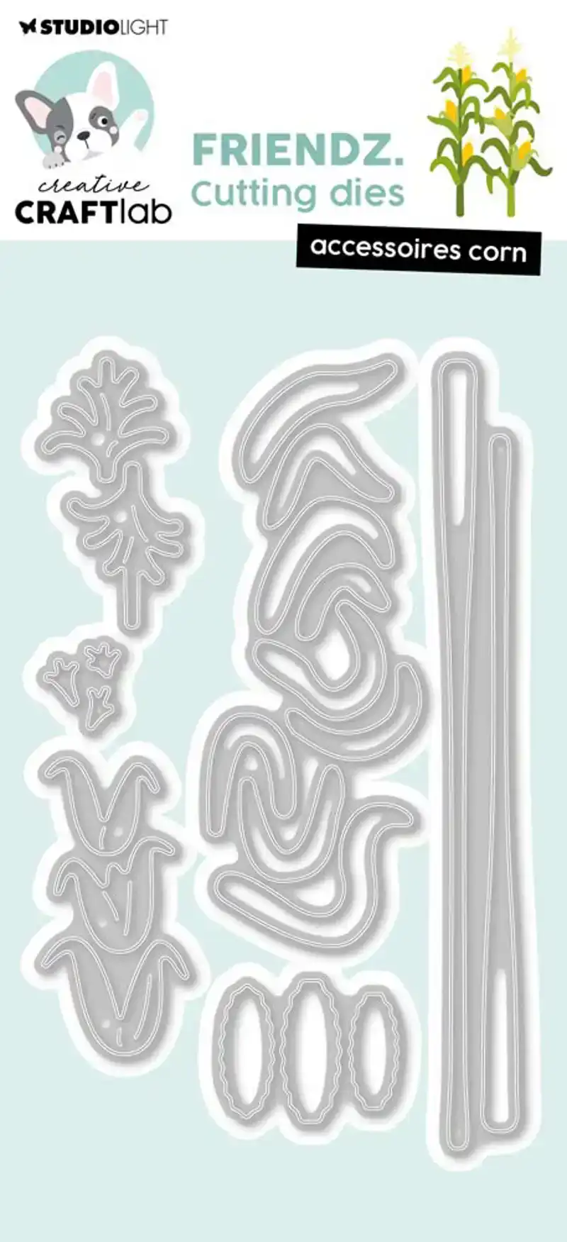 Creative Craftlab snijmal Accessoires corn Friendz 114x69x1mm 6 PC nr.996