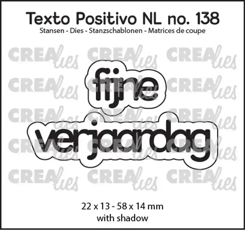 Crealies fijne verjaardag