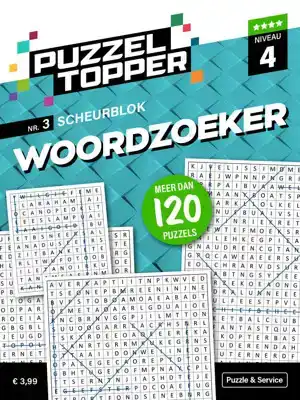 Puzzelblok woordzoeker 4 punt nr.3 Puzzeltopper