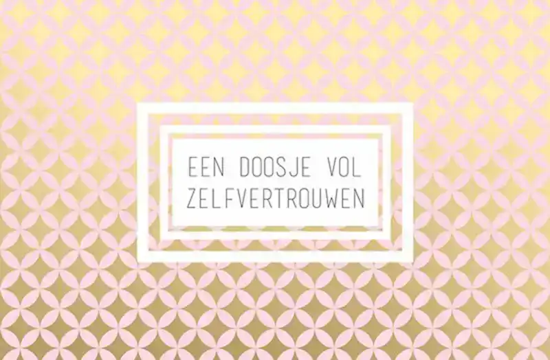 Een doosje vol zelfvertrouwen