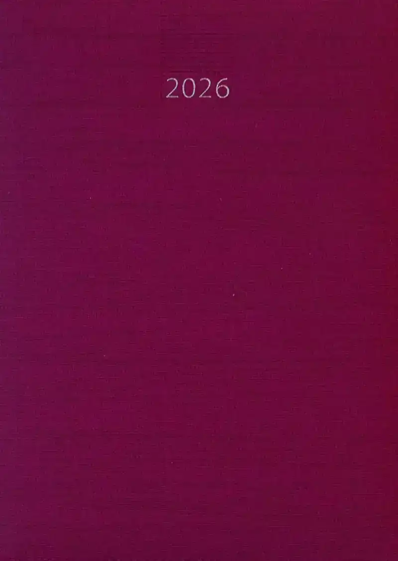 Weekagenda 2026 Oud Roze 17 x 24cm