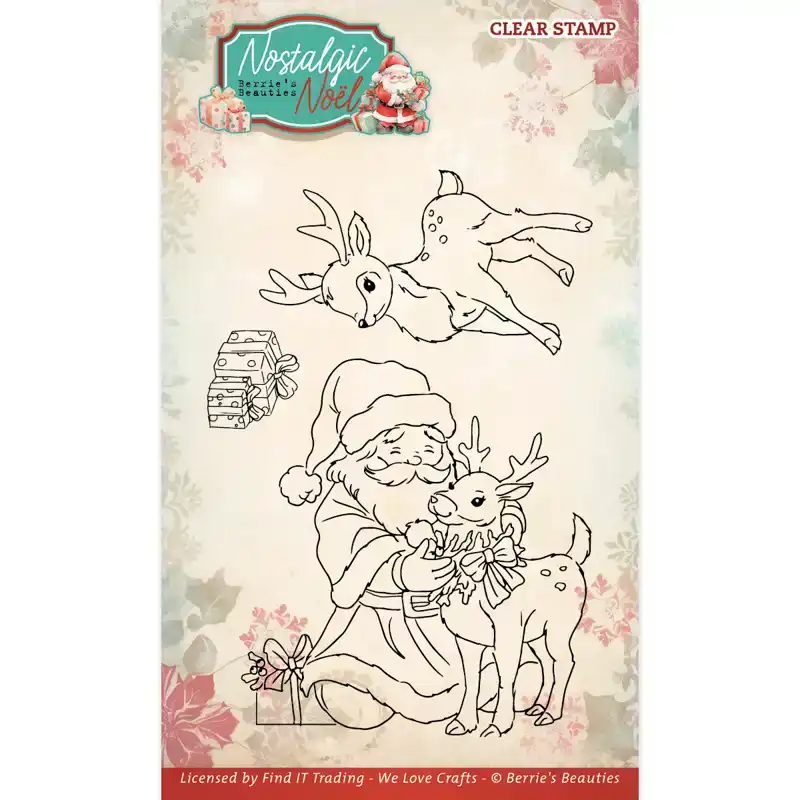 BB Nostalgic noel Clear stamp Deer