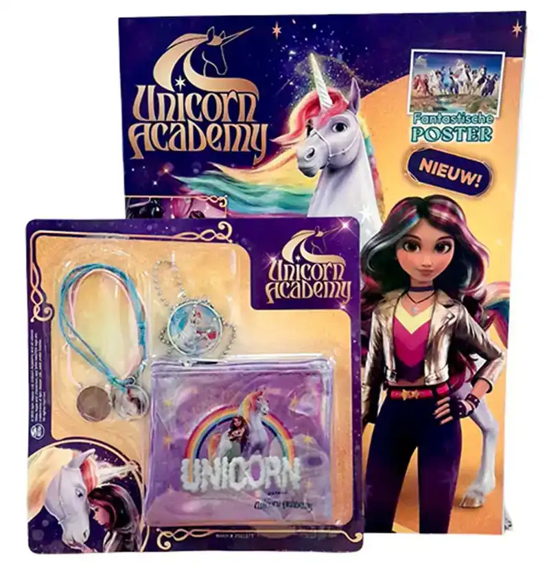 Unicorn academy activity - Sieraad en portemonnee