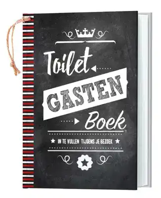 Toilet gasten boek