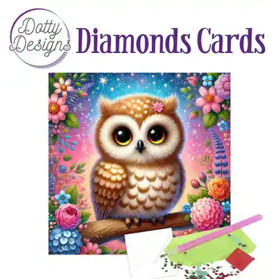 Dotty Designs – Diamond Cards Colorful Owl