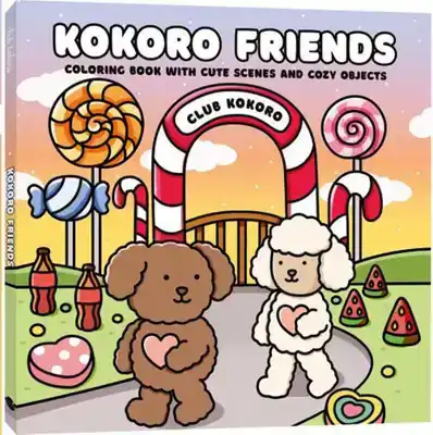 Kokoro friends coloring book