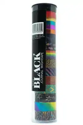 Mijn black journal Washitape