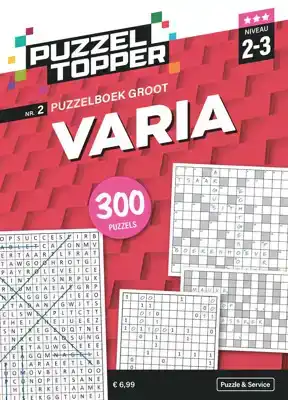 Puzzelboek groot varia 2-3 punten nr.2 Puzzeltopper