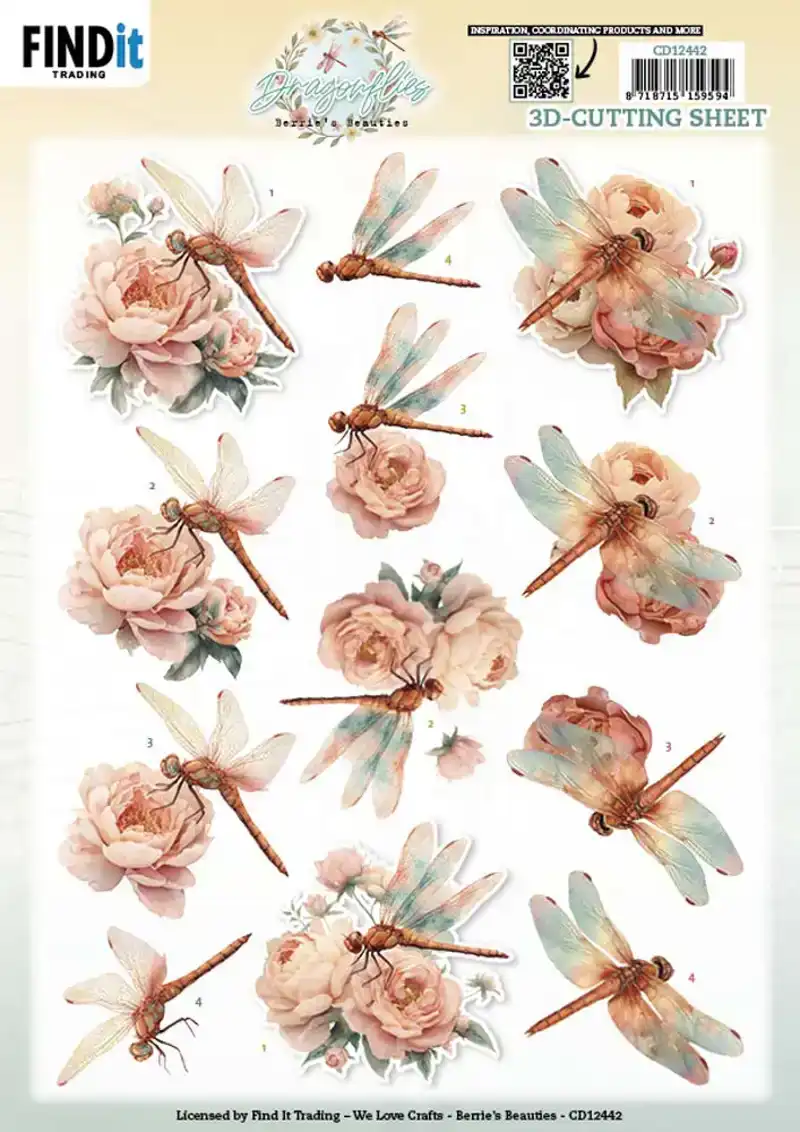 Knipvelset Berries Beauties Dragonflies