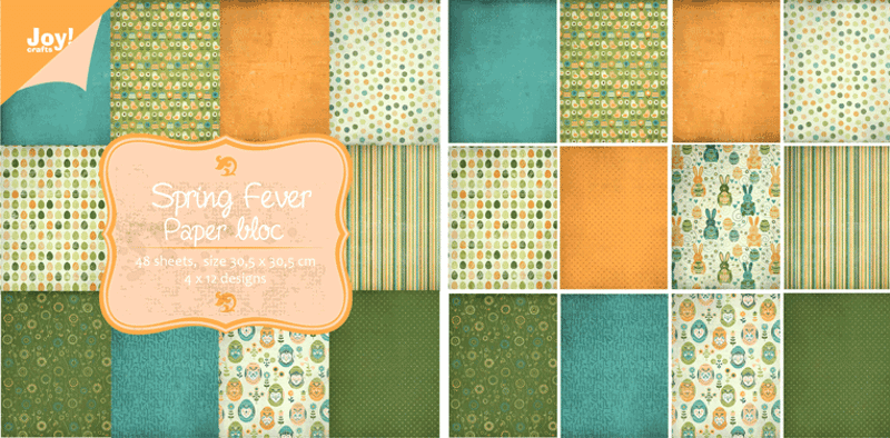 Joy Crafts papierblok Spring Fever 30,5x30,5cm