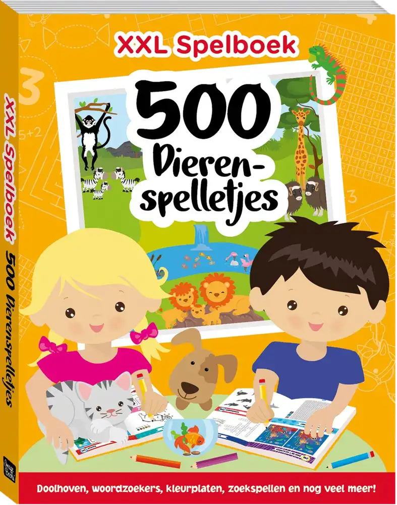 XXL Spelboek - 500 Dierenspelletjes