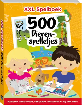 XXL Spelboek - 500 Dierenspelletjes