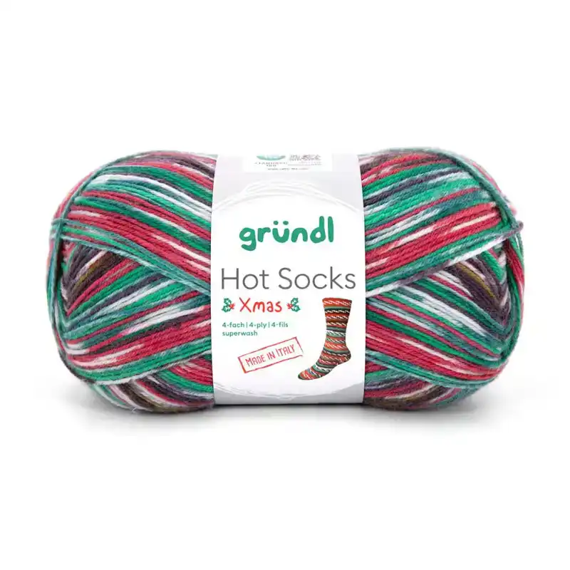 Hot socks Xmas 4-ply