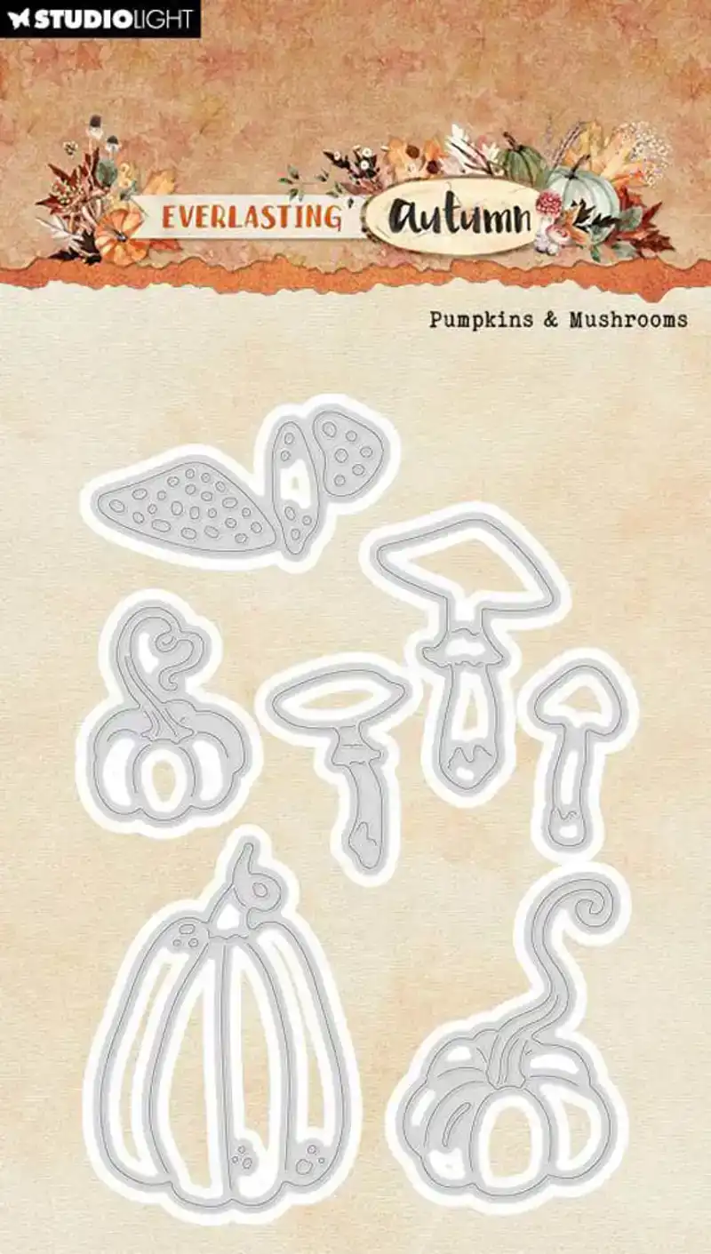 Studio Light everlasting autumn pumpkins en mushrooms