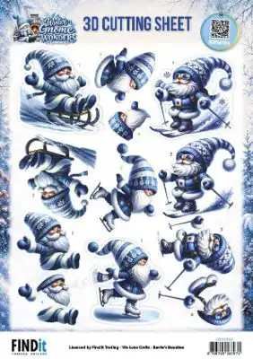 Berries Beauties 3D Knipvellen Winter Gnome Wonders Winter Fun/ Frozen Harmonies