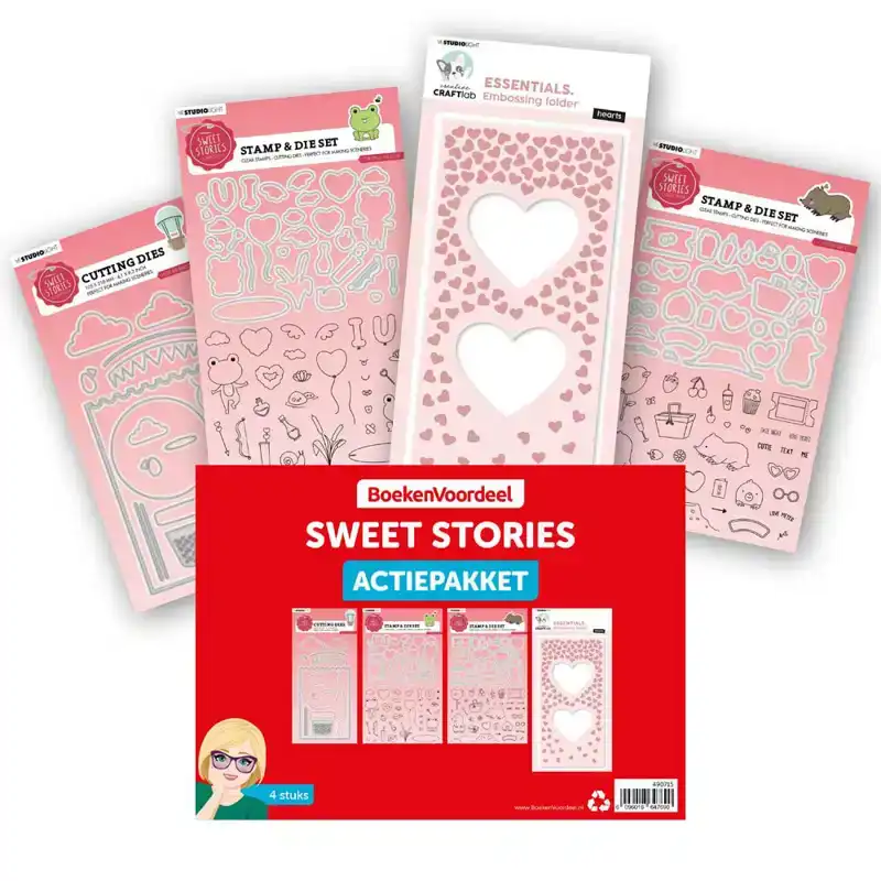 Actie pakket sweet stories love 4-delig