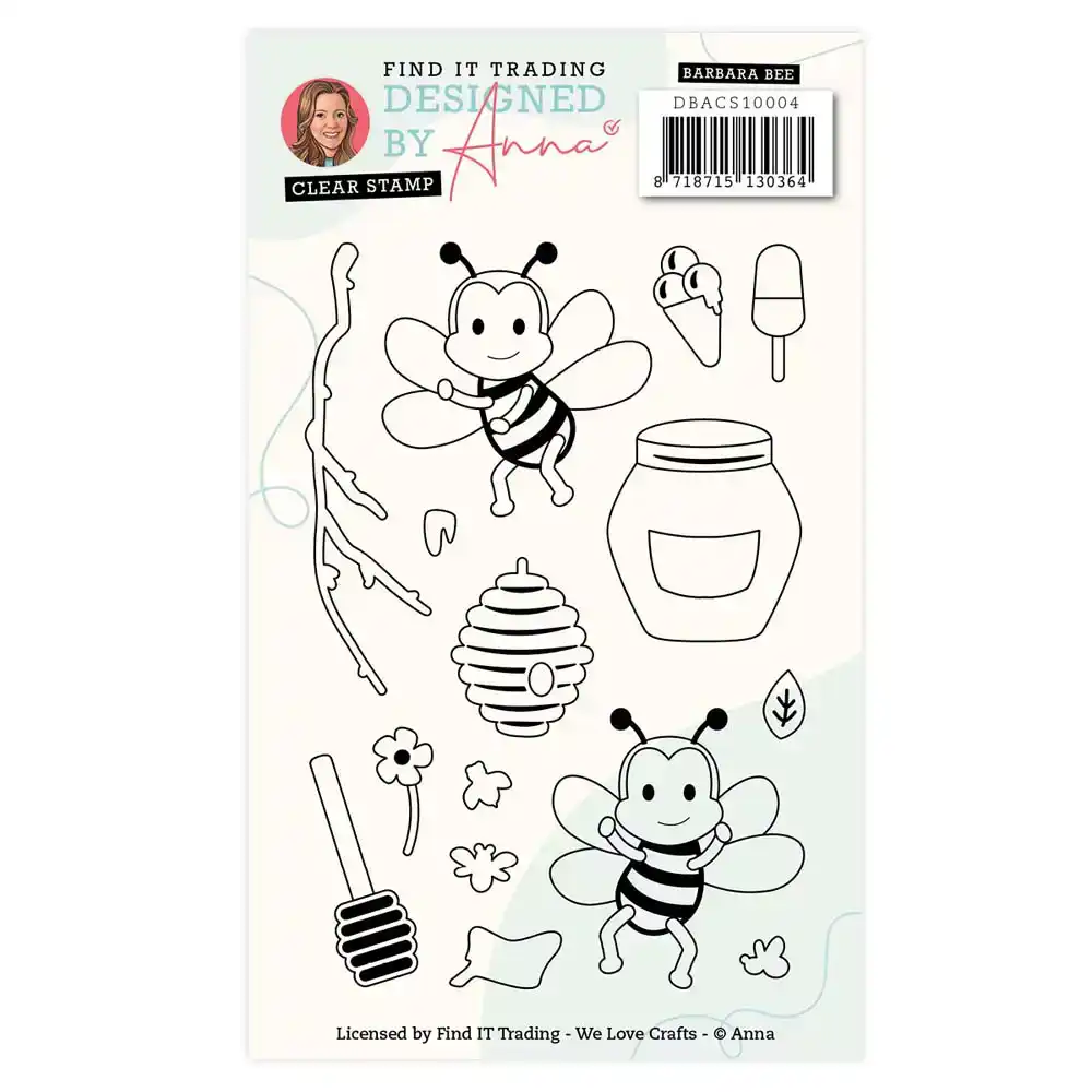 Clear Stamp Barbara Bee Designed By Anna