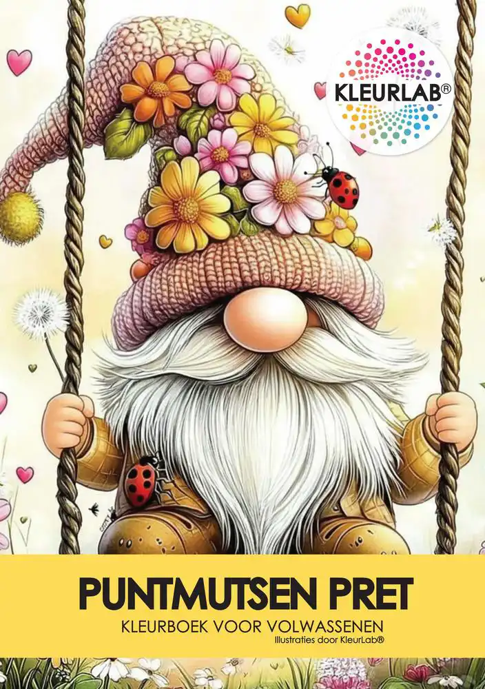 Puntmutsen Pret Kleurboek voor Volwassenen