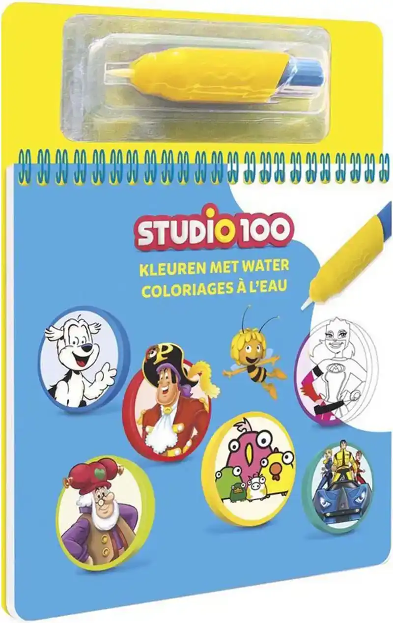 Studio 100 Kleuren met Water Kleurboek