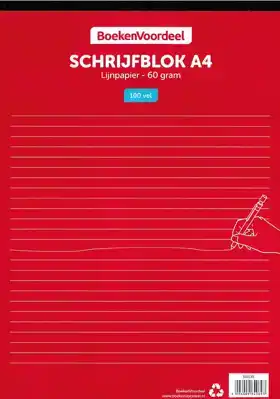 Schrijfblok A4 - BoekenVoordeel