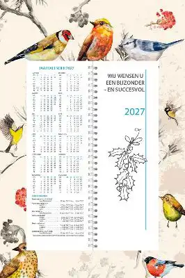 Omlegweek met koord vogels getekend 2027
