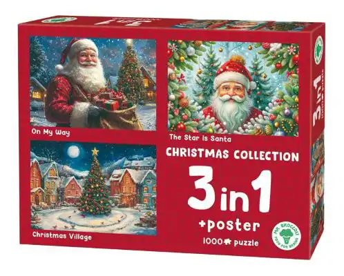 Legpuzzel Christmas collection 3x1000 stukjes