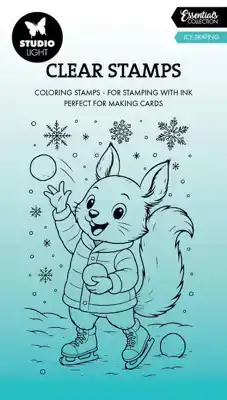 Studio Light Clear Stamp ice skating essentials