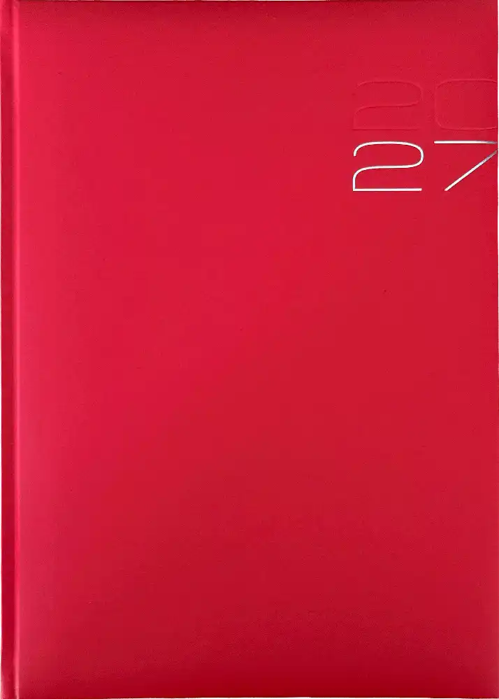 Weektimer A4 2027 rood