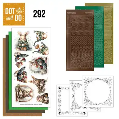 Dot & Do 292 Berries Beauties winter bunnies