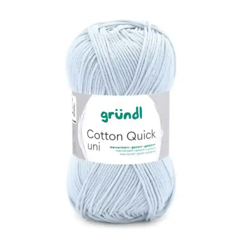 Cotton Quick Uni 162 blassblauw 50 gram